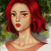 retrato clase . Traditional illustration project by Natalia Garcia Torres - 06.15.2021