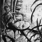 Illustrations for the novella by Nikolai Gogol "Nevsky Prospekt". Traditional illustration, Fine Arts, Painting, and Children's Illustration project by Olga Kornileva - 06.13.2021