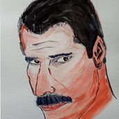 Mi Proyecto del curso: Cuaderno de retratos en acuarela. Painting, Watercolor Painting, Portrait Drawing, and Sketchbook project by Wilder Kristian Villafuerte Urbina - 06.15.2021
