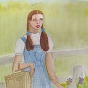 Mi Proyecto del curso: Ilustración con acuarela: recrea tus escenas más icónicas. Un proyecto de Ilustración tradicional, Bellas Artes, Pintura y Pintura a la acuarela de samantha marilu romero pacheco - 15.06.2021