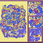 Meu projeto do curso: Ilustração vetorial com estilo doodles. Traditional illustration, Vector Illustration, and Digital Illustration project by Anaí Moraes - 06.16.2021