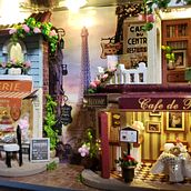 Paris scene miniature kit. Arts, and Crafts project by Jennifer Caldwell - 06.16.2021