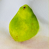 Pear/Pera pronto para curso da Lulli Reis. Fine Arts project by Leda Prado - 06.16.2021