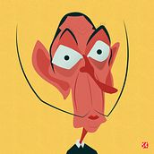 Vectorial Caricature of Salvador Dali. Traditional illustration, Art Direction, Arts, Crafts, Character Design, Fine Arts, Graphic Design, Painting, Comic, Social Media, Paper Craft, Sketching, Creativit, Drawing, Pencil Drawing, Digital Illustration, Portrait Drawing, Children's Illustration, Instagram, Digital Drawing, and Color Theor project by Sanjay Kamilya - 06.09.2021