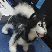 Mi Proyecto del curso: Creación de animales con needle felting. Un proyecto de Artesanía, Diseño de juguetes y Tejido de ma_paula_munoz_o - 08.06.2021
