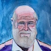 My project in Artistic Portrait with Watercolors course. Fine Arts, Painting, Watercolor Painting, and Portrait Drawing project by nordmed711 - 06.09.2021
