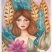 Meu projeto do curso: Animalário botânico: aquarela, tinta e grafite. Traditional illustration, Fine Arts, Painting, Drawing, Watercolor Painting, Botanical Illustration, Ink Illustration, and Naturalistic Illustration project by gitanaribeiro - 06.17.2021