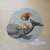 Meu projeto do curso: Aquarela sobre madeira . % Flávia Leitão tarafından hazırlanan Geleneksel illüstras, on, Güzel sanatlar, Sulubo, Ve a Resim projesi - 06.15.2021