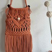 Mi Proyecto del curso: Diseño y elaboración de bolsos en macramé. Design, Accessor, Design, Arts, Crafts, Sewing, Fiber Arts, and Macramé project by Loly P - 06.17.2021