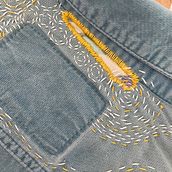 My project in Embroidery: Clothing Repair course. Un proyecto de Bordado, Costura, DIY, Upc y cling de nimeskzo - 17.06.2021