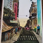 ciudad vieja. Un projet de Illustration traditionnelle de María Fernanda Ferrari - 17.06.2021