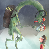 Ilustrações infantis. Traditional illustration, Digital Illustration, and Children's Illustration project by Pedro Henrique Ozeas - 06.18.2021