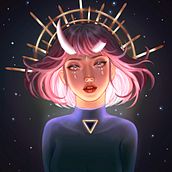 Mi Proyecto del curso: Iluminación y color para retratos digitales en Photoshop . Traditional illustration, Digital Illustration, and Digital Painting project by Joel Chávez - 06.18.2021