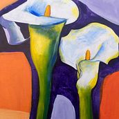 Mi Proyecto del curso: Pintura botánica con acrílico. Un projet de Illustration traditionnelle, Beaux Arts, Peinture, Peinture acr, lique et Illustration botanique de sampatricio.11 - 18.06.2021