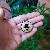 Mi Proyecto del curso: Bordado en miniatura: crea joyas textiles. Un progetto di Design di gioielli e Ricamo di Elia Torres Bonell - 18.06.2021