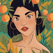 Exotic mood. Traditional illustration project by Aurelie Antonio - 06.18.2021