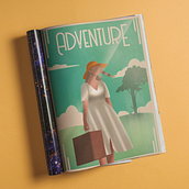 Meu projeto do curso: Ilustração digital estilo art déco. Projekt z dziedziny Trad, c, jna ilustracja,  Sztuki piękne,  Projektowanie plakatów, Ilustracja c i frowa użytkownika Diogo Magalhães - 18.06.2021