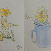 My project in Botanical Sketchbooking: A Meditative Approach course. Traditional illustration, Sketching, Drawing, Watercolor Painting, Botanical Illustration, and Sketchbook project by Dee Renee Chesnut - 06.16.2021