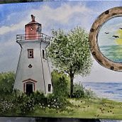 Mon projet du cours : Carnet de voyage à l’aquarelle . Traditional illustration, Watercolor Painting, Architectural Illustration, and Sketchbook project by Cécile Hanna - 06.19.2021