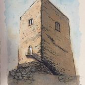 Mi Proyecto del curso: Dibujo arquitectónico con acuarela y tinta. Un proyecto de Bocetado, Dibujo, Pintura a la acuarela, Ilustración arquitectónica, Sketchbook e Ilustración con tinta de Ruben Dario González de la Hoz - 18.06.2021
