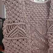 My project in Macramé: Create Unique Clothing course. Un progetto di Design di accessori, Artigianato, Fiber Art e Macramè di Sílvia Pereira - 19.06.2021