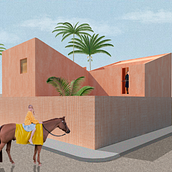 Mi Proyecto del curso: Representación gráfica de proyectos arquitectónicos. Architecture, Graphic Design, Interior Architecture, Interior Design, L, scape Architecture, Collage, Digital Architecture, and Architectural Illustration project by Melisa Wilk - 06.20.2021