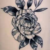 Mi Proyecto del curso: Tatuaje botánico con puntillismo. Projekt z dziedziny Trad, c, jna ilustracja, Projektowanie tatuaż, R i sunek botaniczn użytkownika ignaciosegura - 20.06.2021