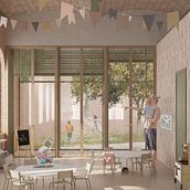 Mi Proyecto del curso: Render y collage digital para visualización arquitectónica. Un progetto di 3D, Architettura, Architettura digitale, Progettazione 3D e ArchVIZ di Emilio Prado Rodriguez - 20.06.2021