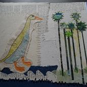 My project in Experimental Embroidery Techniques on Paper course. Fine Arts, Collage, and Embroider project by samlectora - 06.20.2021