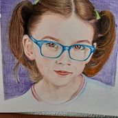 Mi Proyecto del curso:  Retrato realista con lápices de colores. Realistic Drawing, Traditional illustration, Fine Arts, Pencil Drawing, Drawing, Portrait Drawing, and Artistic Drawing project by Julia Sanchez - 06.20.2021