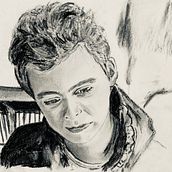 My project in Artistic Charcoal Portraiture: Creating Atmosphere course. Traditional illustration, Drawing, Portrait Drawing, Realistic Drawing, and Artistic Drawing project by Sophy King - 06.20.2021