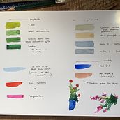 My project in Watercolor Travel Journal course : Une journée à Ayamonte, Huelva. Traditional illustration, Watercolor Painting, Architectural Illustration, and Sketchbook project by mmdelgado - 06.20.2021