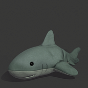 Peluche Tiburon. 3D, Video Games, Art To, and s project by Mario Blanco Rivas - 06.20.2021
