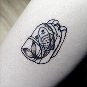 Mi Proyecto del curso: Tatuaje para principiantes. Un progetto di Design di tatuaggi, Design e Illustrazione tradizionale di Belén Cancino - 21.06.2021