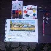 Mi Proyecto del curso: Cuaderno de viajes. Un proyecto de Ilustración tradicional de Nico Ciuti - 21.06.2021