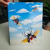 Paranoya. Traditional illustration, Realistic Drawing, Acrylic Painting, and Naturalistic Illustration project by Roxanne Duchesneau - 06.21.2021
