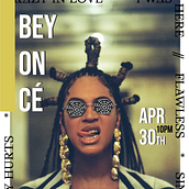 Meu projeto do curso: Animação para composições tipográficas | Pôster animado - Beyoncé. Animation, T, pograph, and 3D Animation project by Carmem França - 06.21.2021