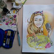 retrato . Un projet de Illustration traditionnelle de Sandra Gil - 21.06.2021