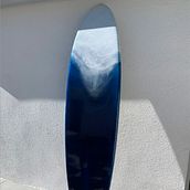 Surfboard EPOXY Art Resin. Traditional illustration, Creativit, and Design project by Elena A. Esponera - 03.12.2021