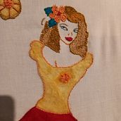 My project in Figurative Fashion Embroidery with Needle Felting course. Embroider project by karua08 - 06.22.2021