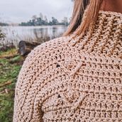 Sweater Estefanía YC. Crochet, and Fiber Arts project by Elizabeth Sepulveda Navarrete - 06.03.2021