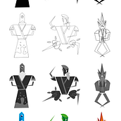 Meu projeto do curso: Fábrica de personagens ilustrados - Monges Elementais. Traditional illustration, Character Design, Digital Illustration, Children's Illustration, and Narrative project by Gabriel Vargas - 06.20.2021