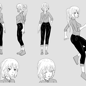 Mi Proyecto del curso: Dibujo de personajes manga desde cero. Traditional illustration, Character Design, Comic, Pencil Drawing, Drawing, and Manga project by Rodrigo Valle Del Aguila - 06.23.2021