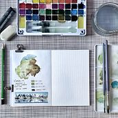 Mon projet du cours : Carnet de voyage à l’aquarelle. Ilustração tradicional, Pintura em aquarela, Ilustração arquitetônica, e Sketchbook projeto de amelie_motte_colson - 23.06.2021