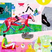 Illustration works. Traditional illustration, Art Direction, Creativit, and Digital Illustration project by Sergey Isakov - 06.23.2021