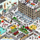 Takeoff Technologies' Micro Fulfilment Center. Traditional illustration, Pencil Drawing, Drawing, and Sketchbook project by Vladimir Filonov - 06.22.2021