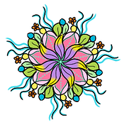 Mandala. Ilustração digital, e Desenho projeto de sofi_kornejon - 19.06.2021