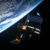 Space Station. 3D, Graphic Design, and 3D Modeling project by saberray - 06.24.2021