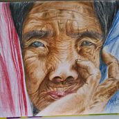 My project in Realistic Portrait with Coloured Pencils course . Traditional illustration, Fine Arts, Pencil Drawing, Drawing, Portrait Drawing, Realistic Drawing, and Artistic Drawing project by Mark Romaraog - 06.24.2021
