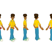 Meu projeto do curso: Design de personagens para animação com Photoshop. Animation, Character Design, and Character Animation project by Jessika Carvalho - 06.18.2021